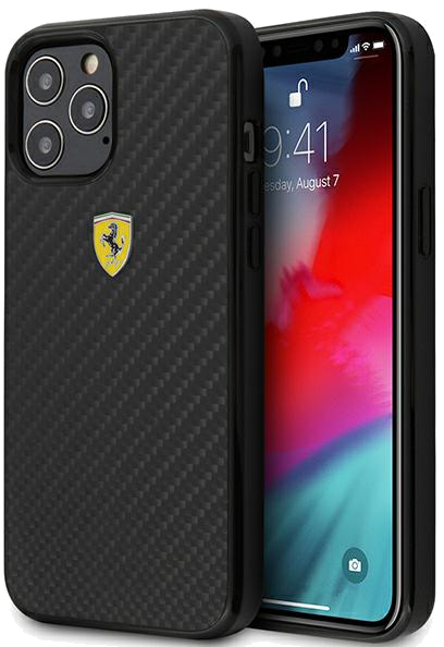 Étui Ferrari pour iPhone 12 Pro Max 6.7 noir