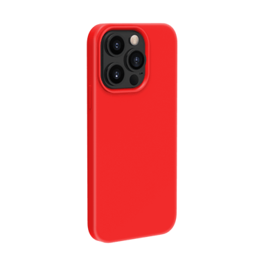 Carcasa de gel de silicona suave a prueba de golpes para Apple iPhone 13 Pro, rojo fuego