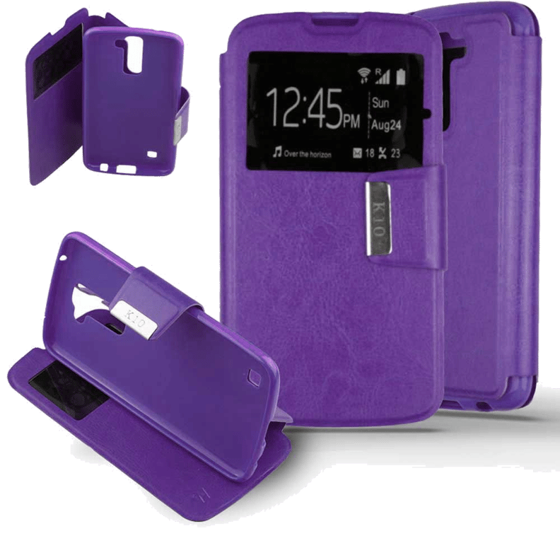 Etui Folio compatible Violet LG K10