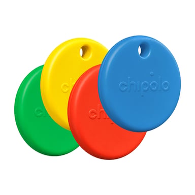 Chipolo POP 4P Red Blue Yellow Green