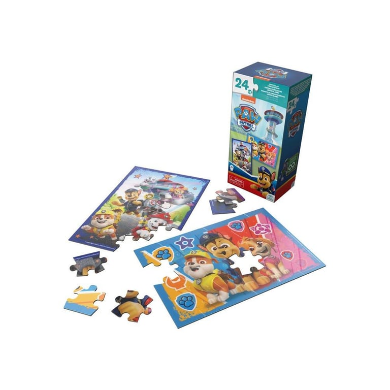 Boîte carton de 2 puzzles lenticulaires La Pat' Patrouille - vue 4