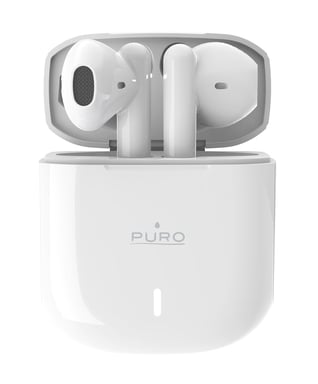 PURO Pod 3 Casque Sans fil Ecouteurs Appels/Musique USB Type-C Bluetooth Blanc