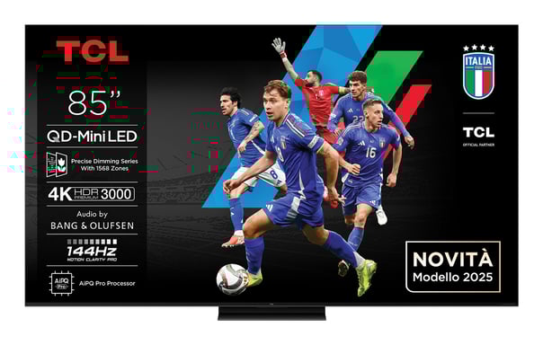 TCL 85C7K TV 2,16 m (85'') 4K Ultra HD Smart TV Wifi Métallique 3000 cd/m²
