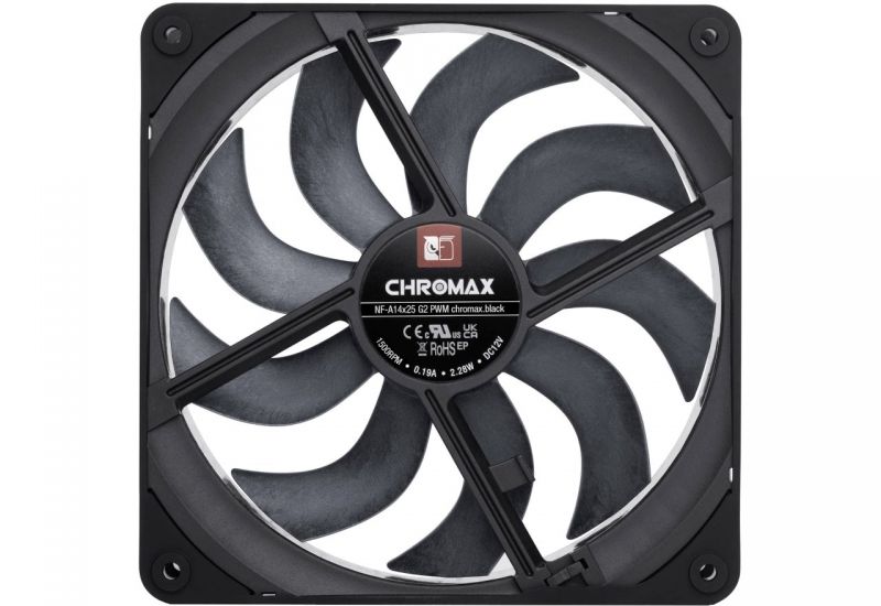 NF A14x25 G2 PWM chromax. next gen 140mm fan - vue 3