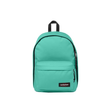 Mochila para ordenador Eastpak Out Of Office 27 L Azul Acuamarina Azul Noche hasta 14 pulgadas con compartimento acolchado y bolsillo frontal organizado