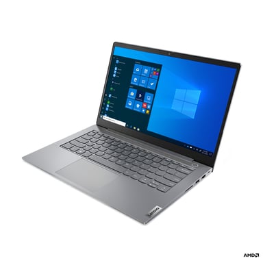 Lenovo ThinkBook 14 5500U Ordinateur portable 35,6 cm (14'') Full HD AMD Ryzen™ 5 8 Go DDR4-SDRAM 512 Go SSD Wi-Fi 6 (802.11ax) Windows 11 Pro Gris