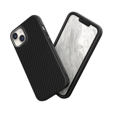RHINOSHIELD Coque Compatible avec [iPhone 14] SolidSuit - Coque Fine avec Technologie d'absorption des Chocs et Finition Premium Matte - Fibre de Carbone