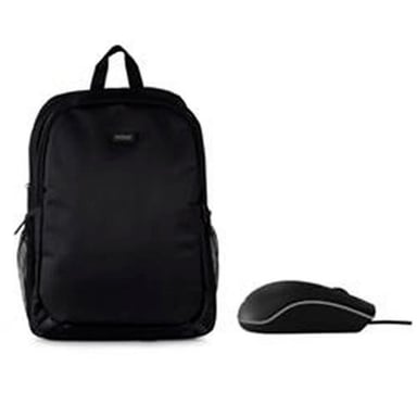 Nilox Nxbkm010 Nero - Zaino porta laptop 15,6'' + mouse USB