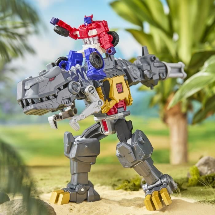 Transformers Grimlock Morsure et combat, figurine de 22,5 cm, Transformers CYBERWORLD, des 6 ans - Neuf