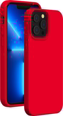 Bigben Connected COVSOFTIP1367R funda para teléfono móvil Rojo