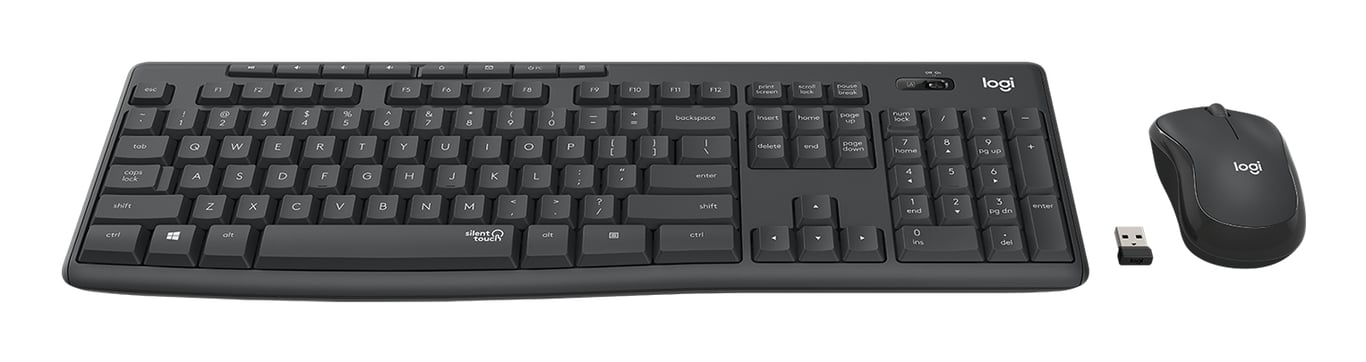 Logitech MK295 Silent Ensemble clavier et sans fil 2.4 GHz QWERTZ Suisse - vue 4