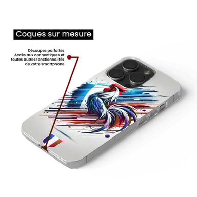 Funda de silicona - Compatible con Google Pixel 8a - diseño coq francais