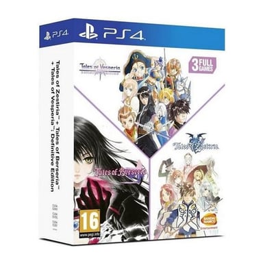 Tales Of: Vesperia & Berseria & Zestiria Trilogy PS4 Compilación
