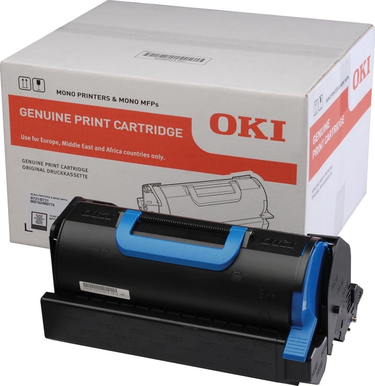 Toner + tambour OKI 45488802 Monobloc 18 000 pages pour B721B731MB760MB770 Neuf - vue 3