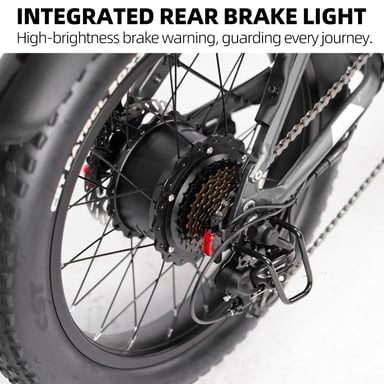 Bicicletta elettrica pieghevole TTGO F7, batteria da 48 V 15 Ah, freni a disco idraulici - blu