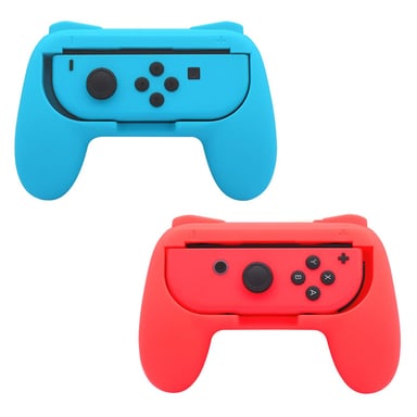 Pack 2 fundas controles Nintendo Switch Joy-Con Controller Grip , Rojo y Azul