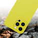 Coque pour Apple iPhone 13 PRO en FLUID JAUNE Housse de protection Étui en silicone TPU flexible