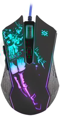 Defender SIN'SISTER GM-933 ratón Juego mano derecha USB tipo A Óptico 7200 DPI