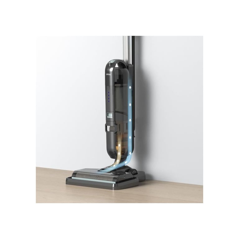 Aspirateur balai laveur filaire LIVOO DOH143 CLEAN’UP 2 en 1 15 kPa 80 dB 2 réservoirs - vue 5
