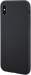 Guscio in silicone gel antiurto per Apple iPhone XS Max, nero satinato