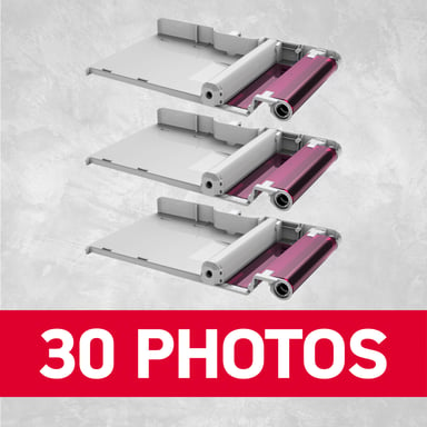 AGFA PHOTO - Cartucho y papel 5,3 x 8,6 cm AMC - Compatible AGFA PHOTO Realipix Mini S, Realipix Mini P, Kodak Mini Printer 2, Kodak Mini Shot