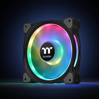 Thermaltake Riing Duo 12 RGB Premium Edition Boitier PC Ventilateur 12 cm Noir