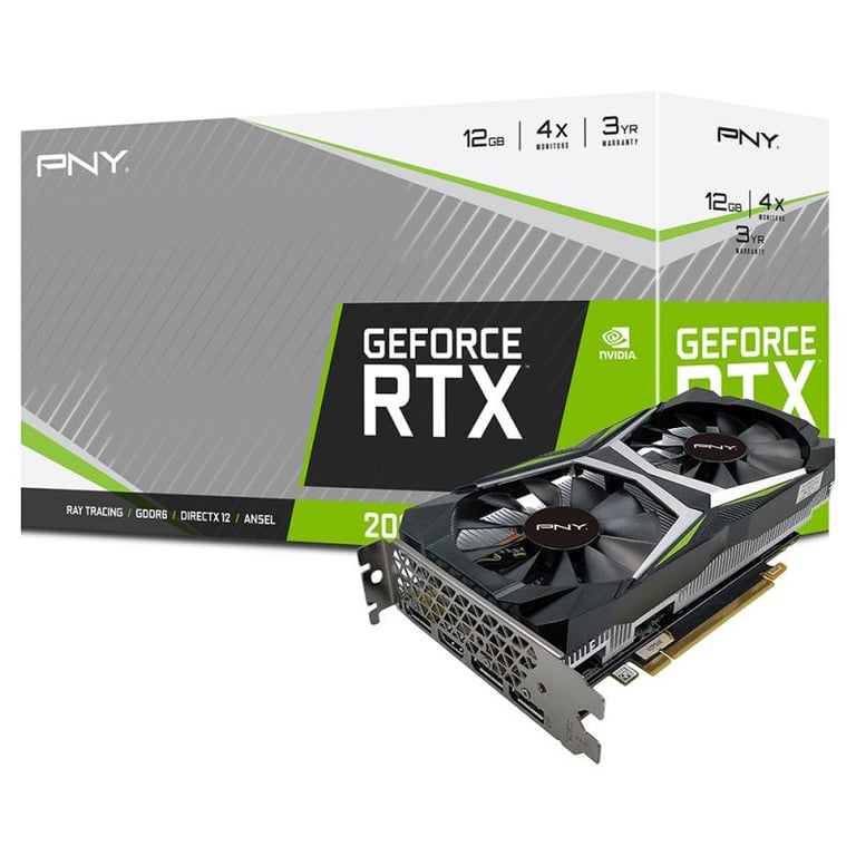 PNY RTX 2060 12GB XLR8 GAMING UPRISING NVIDIA GeForce RTX 2060 12 Go GDDR6 Neuf - vue 2