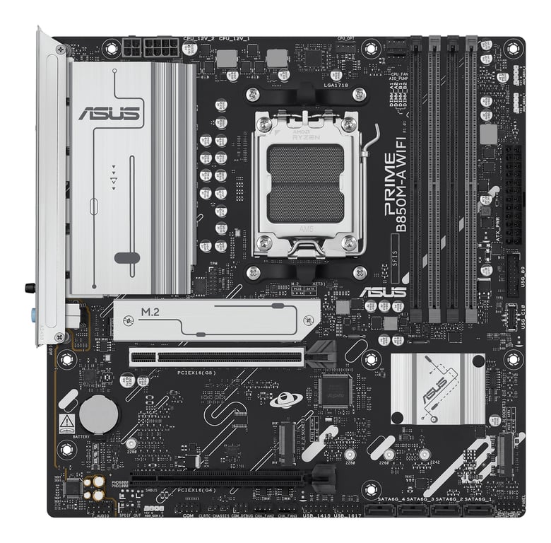 ASUS PRIME B850M A WIFI - vue 4