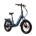 Bicicletta elettrica pieghevole TTGO F7, batteria da 48 V 15 Ah, freni a disco idraulici - blu