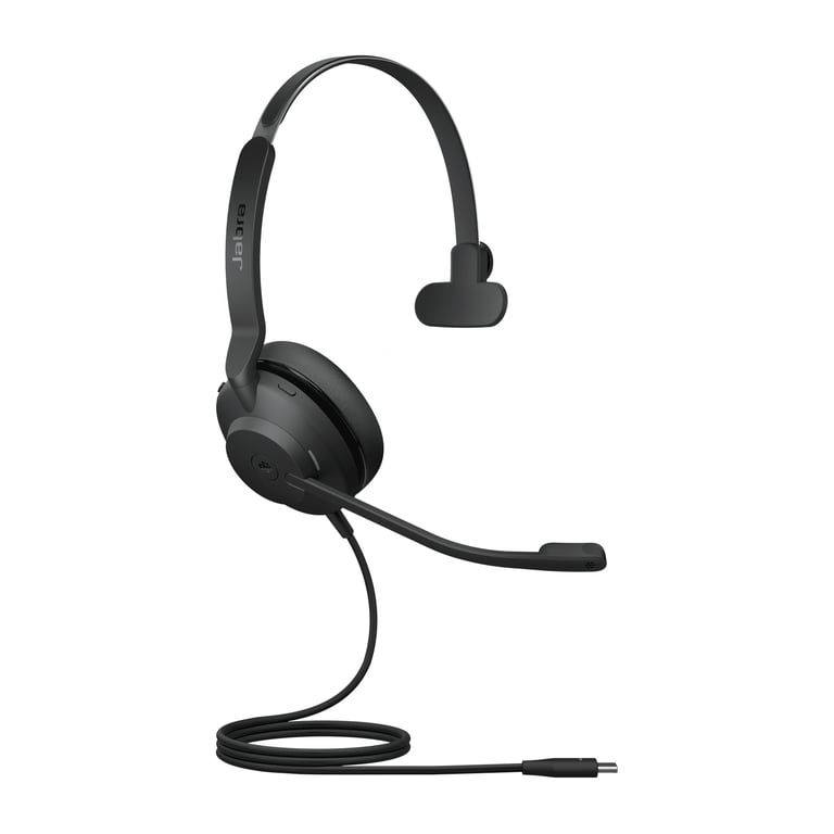 Jabra Evolve2 30 SE Casque Avec fil Arceau Bureau/Centre d'appels USB Type-C Noir - Neuf