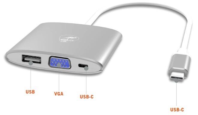 Mobility Lab Adaptateur multiport VGA USB-C