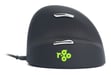 R-Go Tools HE Mouse Mouse ergonomico R-Go HE Break con software di pausa, contagocce, grande (lunghezza della mano > 185 mm), con cavo, nero