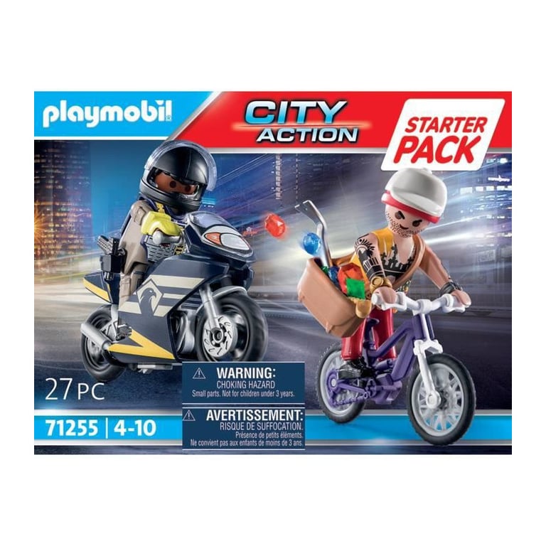 PLAYMOBIL - 71255 - City Action - Starter Pack Agente y Ladrón