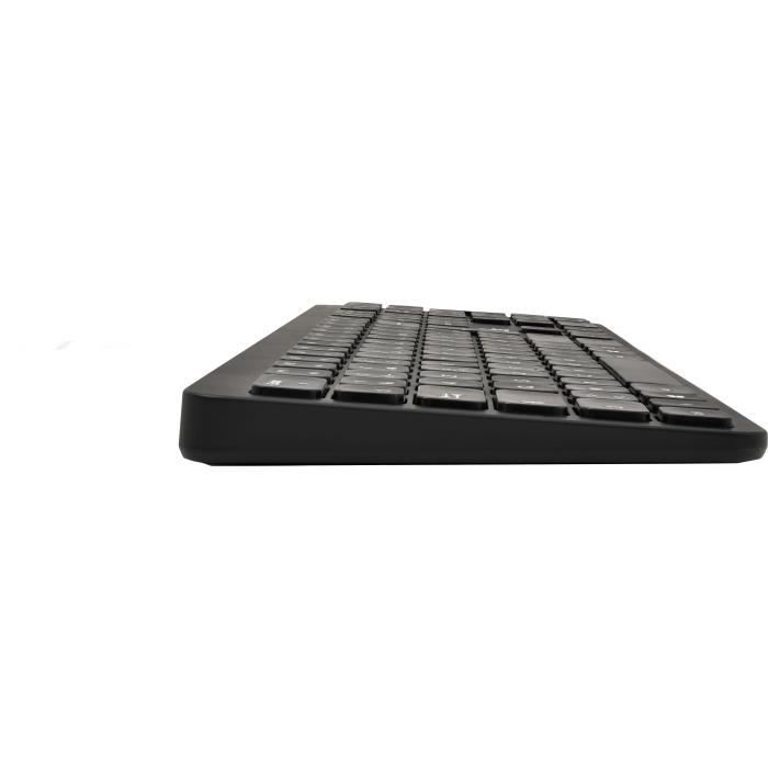 Bluestork - Pack teclado y ratón inalámbricos Negro SLIM