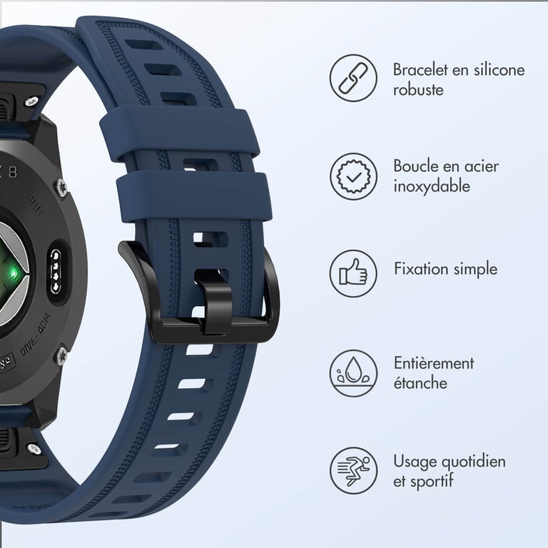 Bracelet imoshion 20mm QuickFit Line en silicone - vue 6