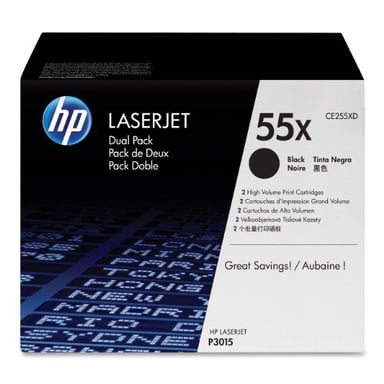 HP 55X BLACK DUAL PACK