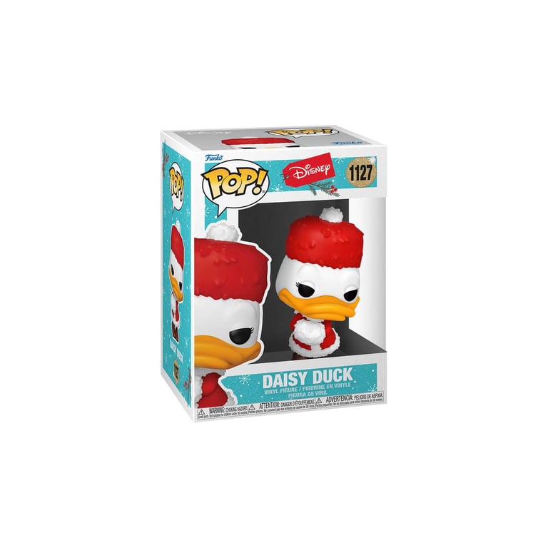 Figurine Funko Pop Disney Daisy Duck Édition Noël Vinyle 9 cm - vue 3