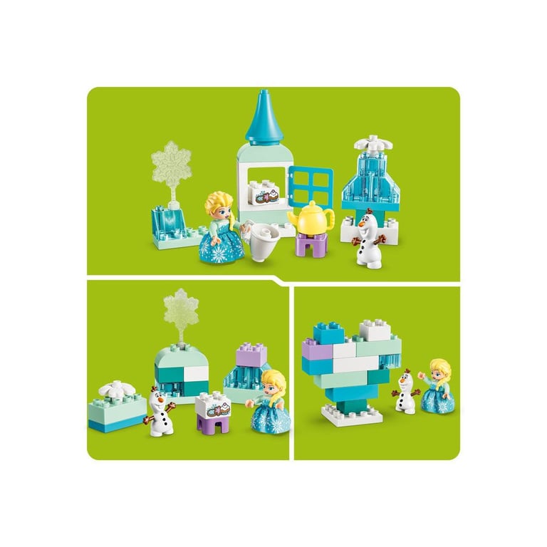 Boîte créative LEGO DUPLO Disney Frozen 10462 avec Elsa et Olaf 37 pièces Bleu clair - Neuf