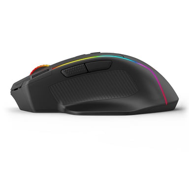 Ratón Gaming Dual Mode Redragon M915RGB-WL – 2.4G Inalámbrico/Cableado, 16000 DPI, con Botones de Disparo Rápido – Negro