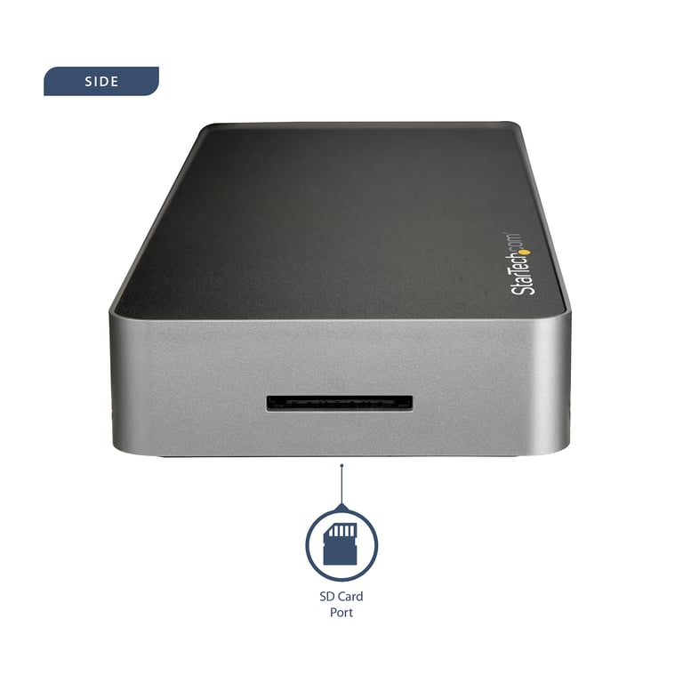 StarTech.com Station d'Accueil USB C Double Écran HDMI & DisplayPort 4K 30Hz Dock USB Type C pour PC Portable PD SD Hub 4 ports USB A 3.0 GbE Audio Compatible Thunderbolt 3 Neuf - vue 3