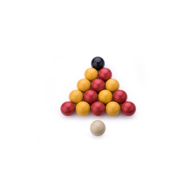 Juego de 16 bolas de billar de resina 57 mm para 8 Pools