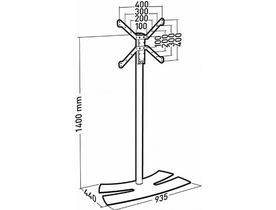 ERARD Meuble TV Pied TV 038242 - vue 5