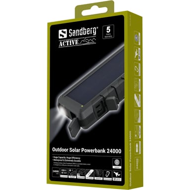 Sandberg Outdoor Solar Powerbank 24000