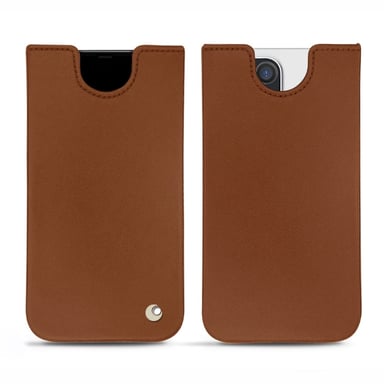 Apple iPhone 13 Pro Funda de piel - Funda - Marrón - Piel lisa