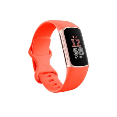 Fitbit Charge 6 AMOLED Pulsera de actividad Coral, Oro