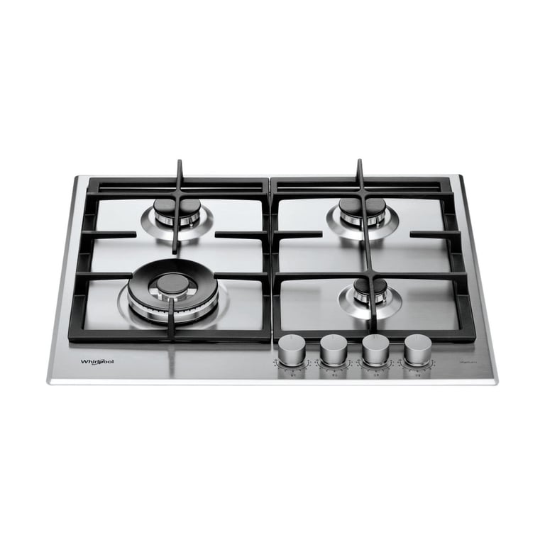 Piano de cuisson à gaz Whirlpool GMAL 6422IXL 4 brûleurs Commandes frontales Inox - vue 4