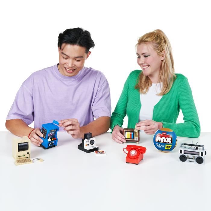 Set de construction ZURU Retro 221 pièces 6 designs Ambiance nostalgique - vue 2