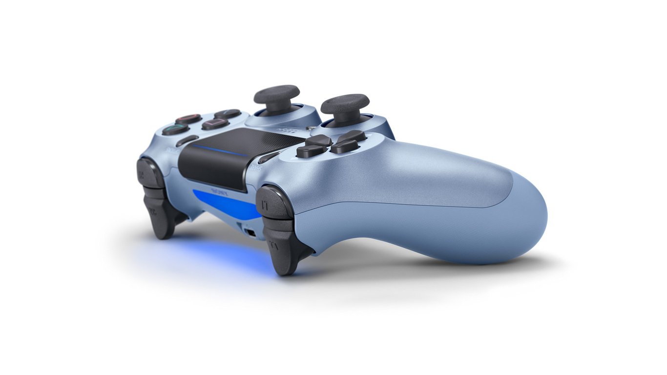 Sony DualShock 4 V2 Bleu Bluetooth/USB Manette de jeu Analogique/Numérique PlayStation 4 - Bon état
