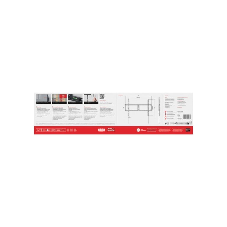 Support mural TV SOLID WM4615 Fixe Distance au mur 23 mm TV 32 à 90 pouces - vue 6