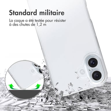 Accezz Coque Xtreme Impact pour Apple iPhone 16 - Transparent